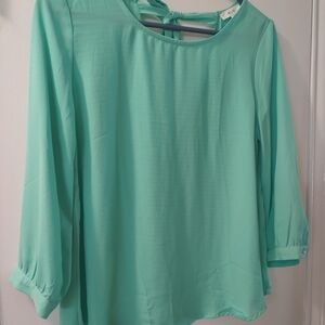 Women's Aqua Blouse
